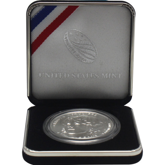2021 P Christa McAuliffe Silver Dollar BU Coin in OGP