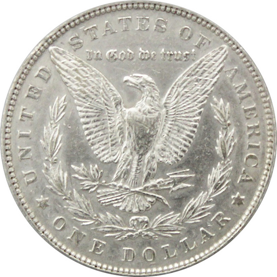 1878 Reverse of 1879 Morgan Silver Dollar AU/BU Condition 1878 Reverse of 1879 Morgan Silver Dollar AU/BU Condition