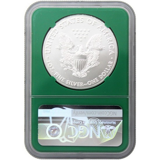2021 (P) Silver American Eagle Type 1 Heraldic Eagle MS69 NGC Green Core 2021 (P) Silver American Eagle Type 1 Heraldic Eagle MS69 NGC Green Core