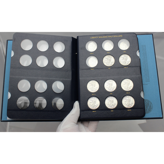 1941-1947 Walking Liberty Half Dollar "Short Set" BU Condition 1941-1947 Walking Liberty Half Dollar "Short Set" BU Condition