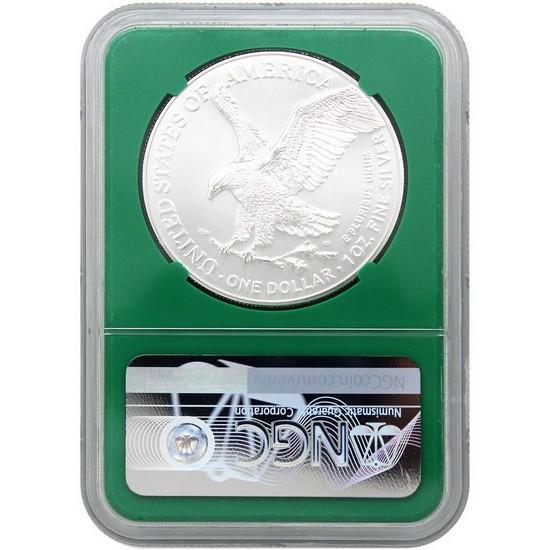2021 Type 2 Silver American Eagle MS69 NGC Green Core 2021 Type 2 Silver American Eagle MS69 NGC Green Core