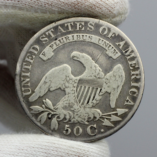 1829 Capped Bust Half Dollar in VG/F Condition