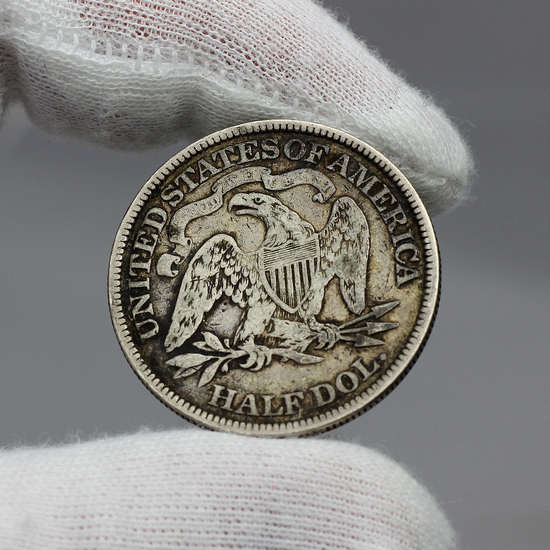 1874 Liberty Seated Half Dollar Arrows G/VG Condition 1874 Liberty Seated Half Dollar Arrows G/VG Condition