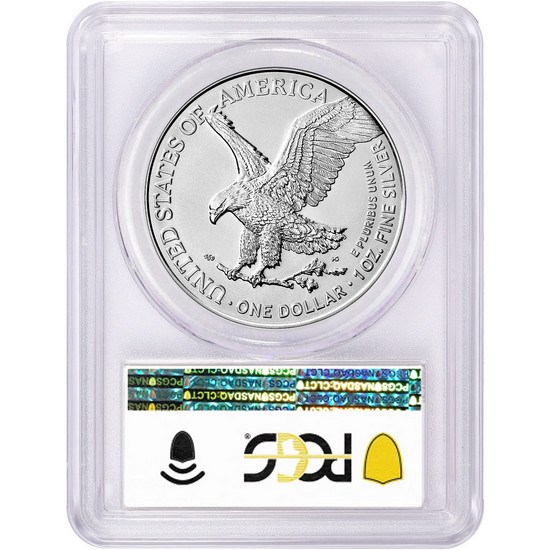 2023 Silver American Eagle MS69FS PCGS Flag Label