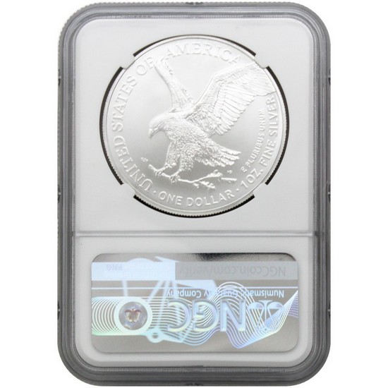 2023 (W) Silver American Eagle Struck at WP MS70 FDI NGC Made in USA Label