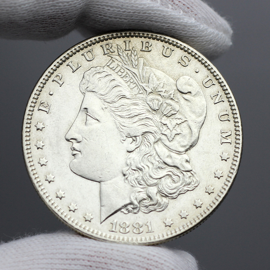 1881 O Morgan Silver Dollar BU Condition