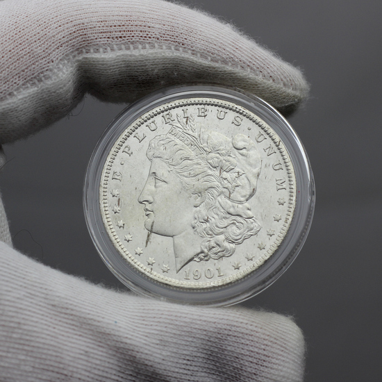 1901 O Morgan Silver Dollar BU Condition
