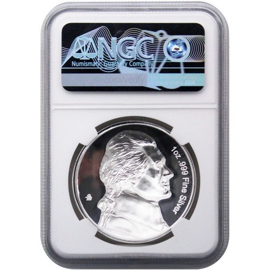 (2023) Jefferson Nickel American Legacy Collection 1oz Silver High Relief PF69 UC NGC Flag Label (2023) Jefferson Nickel American Legacy Collection 1oz Silver High Relief PF69 UC NGC Flag Label