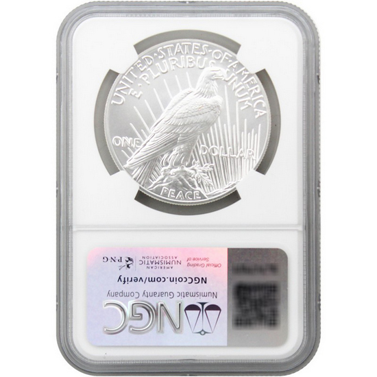 2023 Peace Silver Dollar MS69 ER NGC Peace/Flag Label 2023 Peace Silver Dollar MS69 ER NGC Peace/Flag Label