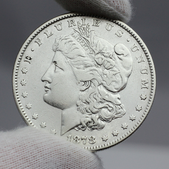 1878 8TF CC Morgan Silver Dollar XF Condition