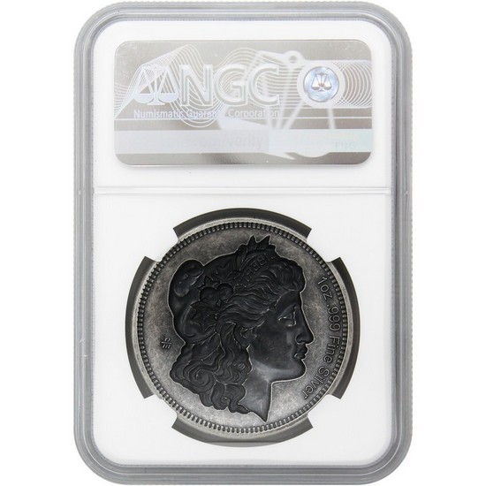 (2023) The Morgan Dollar American Legacy Collection 1oz Silver Antiqued High Relief MS70 NGC Flag Label (2023) The Morgan Dollar American Legacy Collection 1oz Silver Antiqued High Relief MS70 NGC Flag Label