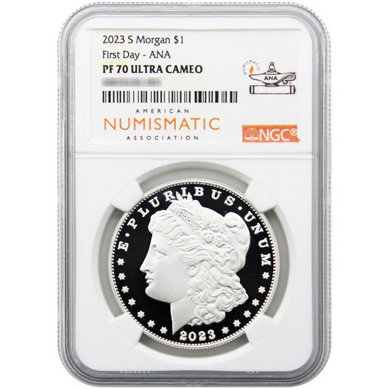 2023 S Proof Morgan and Peace Silver Dollar Set PF70 UC FDI NGC ANA Label 2023 S Proof Morgan and Peace Silver Dollar Set PF70 UC FDI NGC ANA Label
