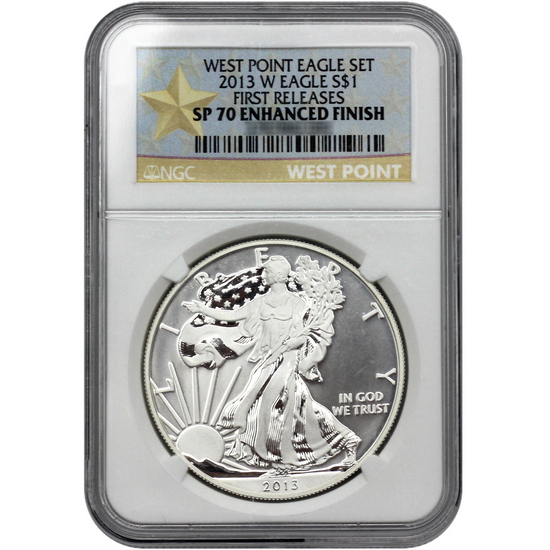 2013 W Silver American Eagle 2pc Silver Set FR NGC Gold Star Labels 2013 W Silver American Eagle 2pc Silver Set FR NGC Gold Star Labels