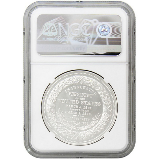 (2023) Abraham Lincoln Presidential Silver Medal MS70 NGC Folds of Honor Label (2023) Abraham Lincoln Presidential Silver Medal MS70 NGC Folds of Honor Label