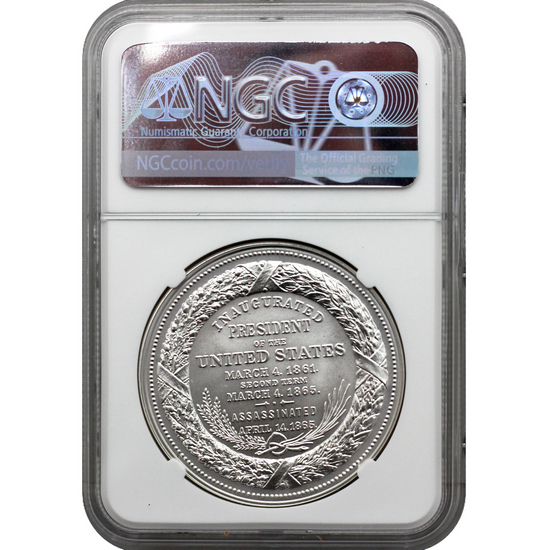 (2023) Abraham Lincoln Presidential Silver Medal MS69 NGC Folds of Honor Label (2023) Abraham Lincoln Presidential Silver Medal MS69 NGC Folds of Honor Label