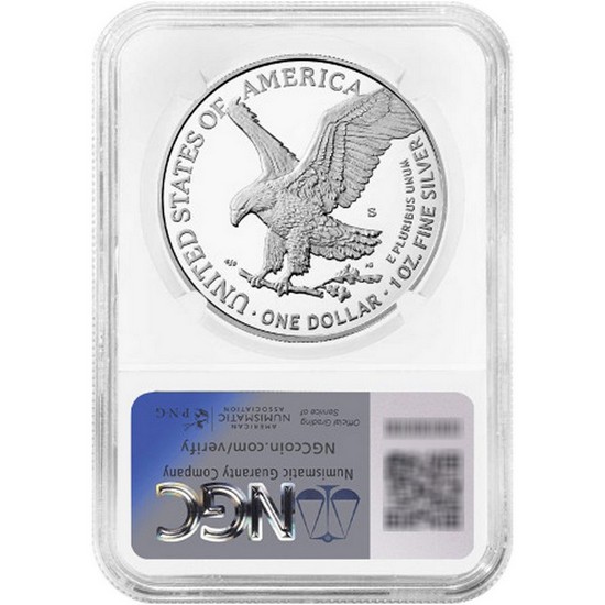 2023 S Silver American Eagle Coin PF69 UC ER NGC Blue Label 2023 S Silver American Eagle Coin PF69 UC ER NGC Blue Label