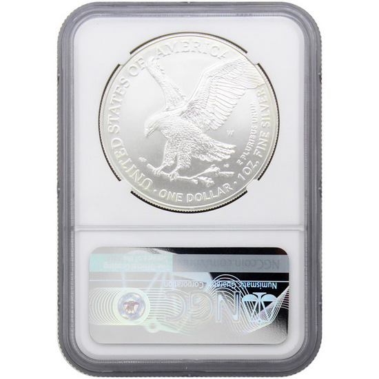 2023 W Burnished Silver American Eagle MS10 ER NGCX Label 2023 W Burnished Silver American Eagle MS10 ER NGCX Label