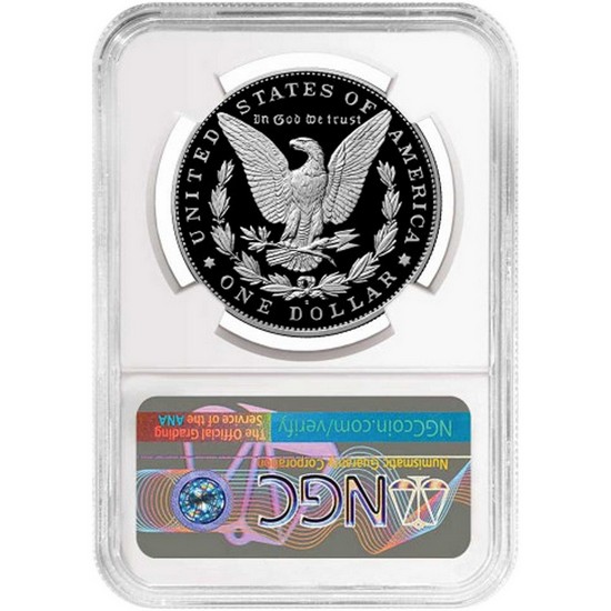 2023 S Proof Morgan Silver Dollar PF70 UC AR NGC Advanced Releases label 2023 S Proof Morgan Silver Dollar PF70 UC AR NGC Advanced Releases label