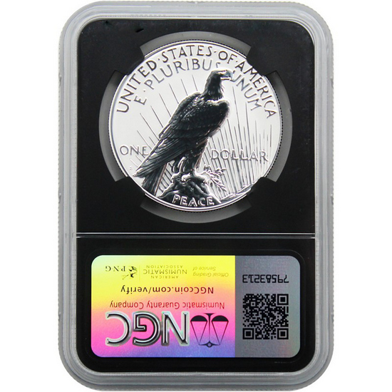 2023 S Peace Silver Dollar Set Rev PF69 ER NGC Black Core 2023 S Peace Silver Dollar Set Rev PF69 ER NGC Black Core