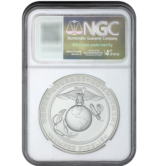 (2023) US Marine Corps Armed Forces Silver Medal 1oz MS69 NGC Folds of Honor Label (2023) US Marine Corps Armed Forces Silver Medal 1oz MS69 NGC Folds of Honor Label