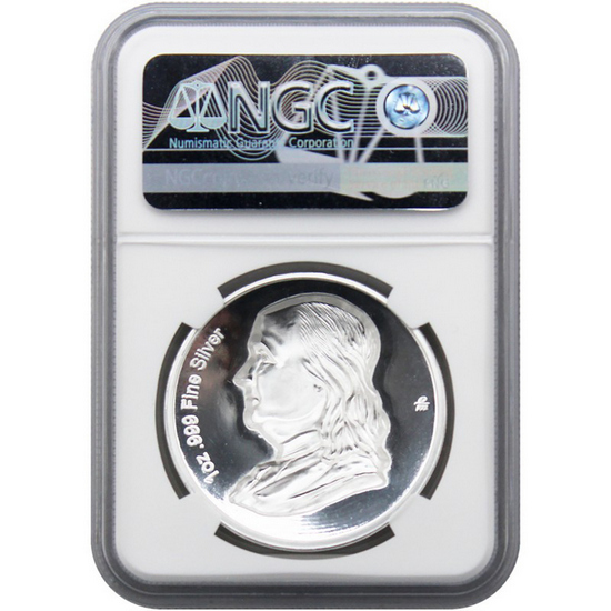 (2024) The Franklin Half Dollar American Legacy Collection 1oz Silver High Relief PF69 UC NGC Flag Label (2024) The Franklin Half Dollar American Legacy Collection 1oz Silver High Relief PF69 UC NGC Flag Label
