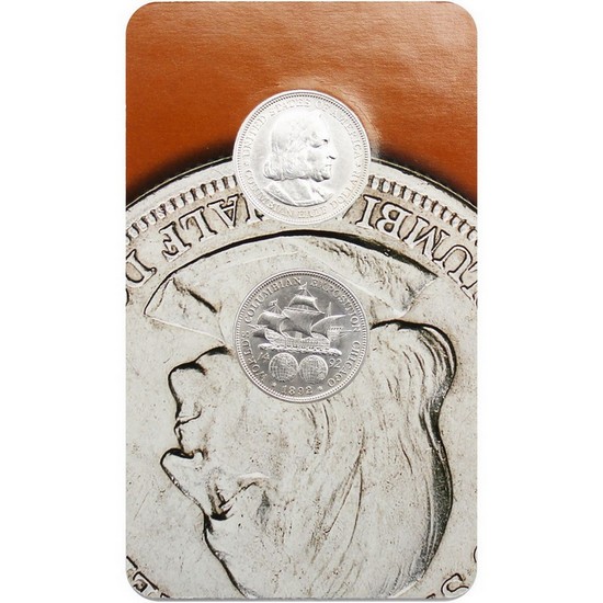 1892-1893 Columbian Commemorative Half Dollars 2 Coin Set 1892-1893 Columbian Commemorative Half Dollars 2 Coin Set