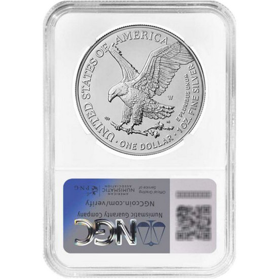 2024 W Burnished Silver American Eagle MS70 ER NGC Blue Label 2024 W Burnished Silver American Eagle MS70 ER NGC Blue Label
