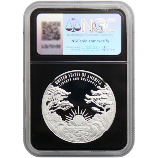 2024 Silver Liberty & Britannia PF70 UC FDI NGC Dual Flag Label
