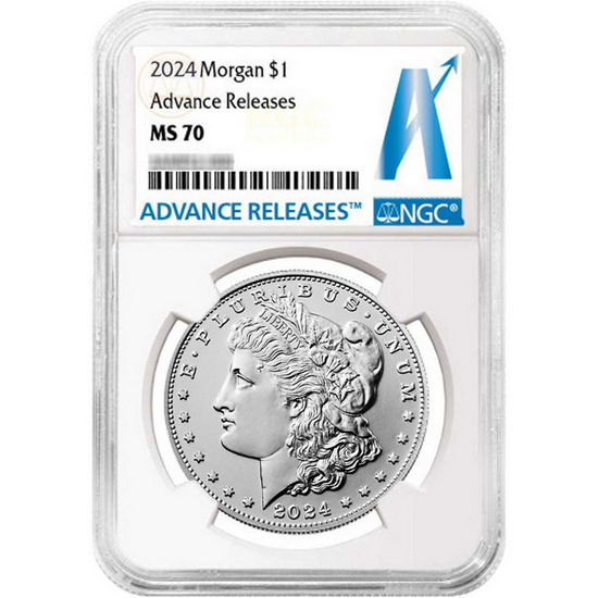 2024 Morgan and Peace Silver Dollar Set MS70 Advance Releases NGC AR Label 2024 Morgan and Peace Silver Dollar Set MS70 Advance Releases NGC AR Label