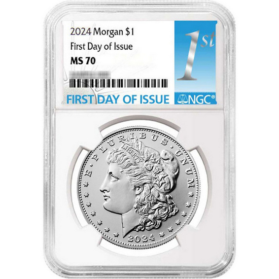 2024 Morgan and Peace Silver Dollar Set MS70 FDI NGC 1st Label 2024 Morgan and Peace Silver Dollar Set MS70 FDI NGC 1st Label