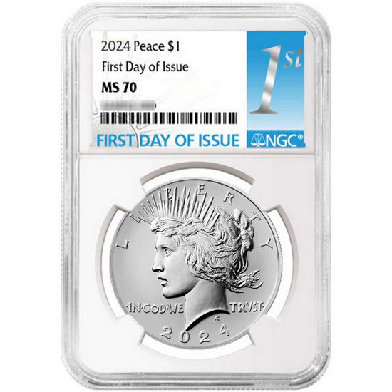 2024 Morgan & Peace Silver $ Set NGC MS70 FDI | SilverTowne