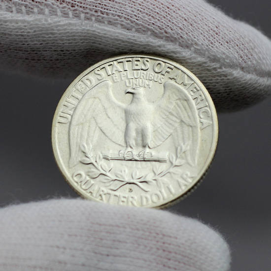 1947 D Silver Washington Quarter BU Condition 1947 D Silver Washington Quarter BU Condition