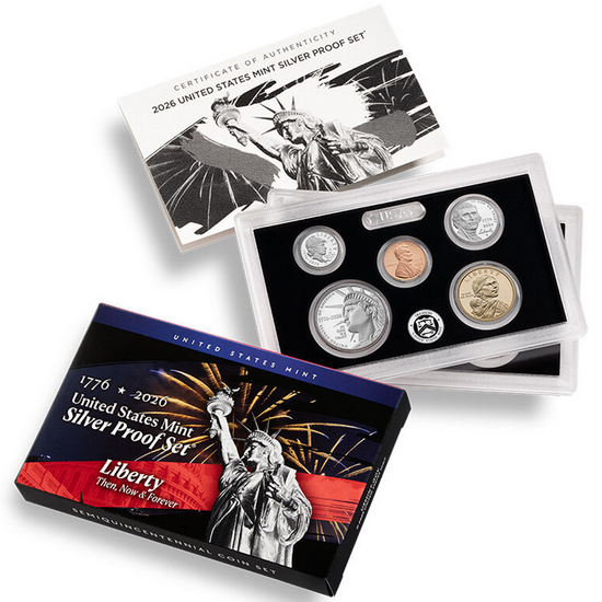 2026 S US Mint Semiquincentennial Silver Proof Set 10pc
