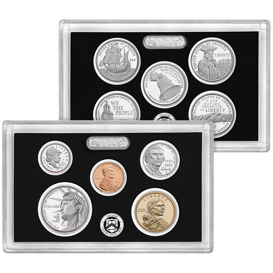 2026 S US Mint Semiquincentennial Silver Proof Set 10pc 2026 S US Mint Semiquincentennial Silver Proof Set 10pc