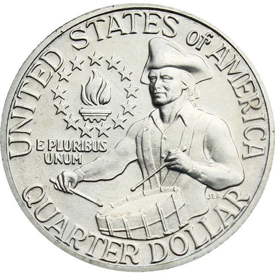 1976 S Silver-Clad Washington Quarter BU 1976 S Silver-Clad Washington Quarter BU