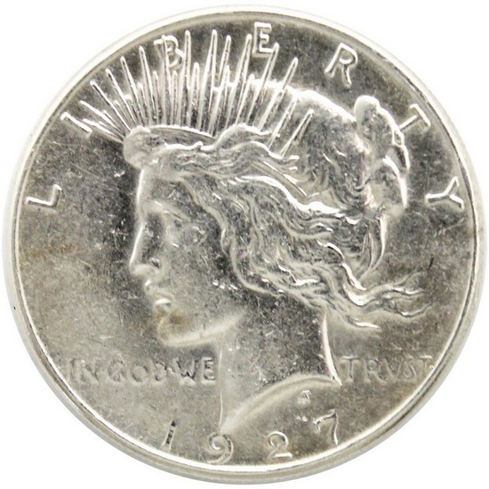 1927 S Peace Silver Dollar VF/XF Condition