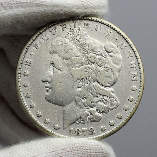 1878 8TF Morgan Silver Dollar VG/VF Condition