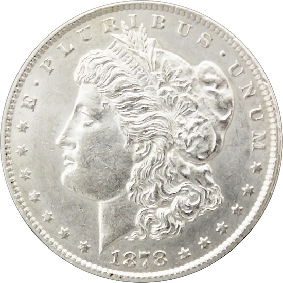 1878 CC Morgan Silver Dollar AU/BU Condition