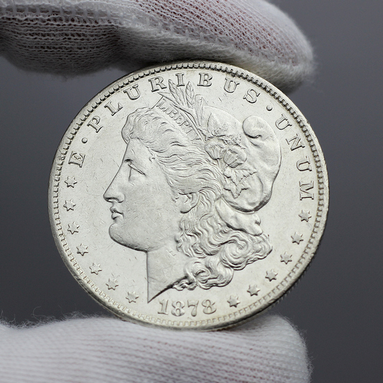 1878 CC Morgan Silver Dollar XF/AU Condition