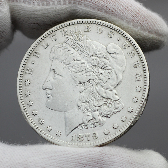 1879 O Morgan Silver Dollar EF