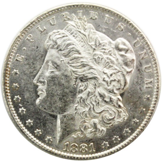 1881 O Morgan Silver Dollar  Extra Fine