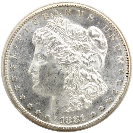 1881 S Morgan Dollar UNC