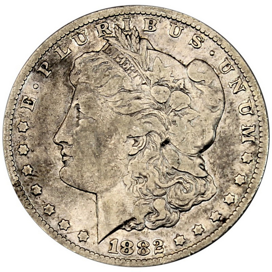 1882 CC Morgan Silver Dollar VG/VF Condition