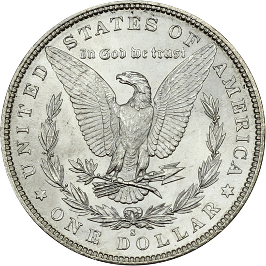 1882 S Morgan Silver Dollar BU Condition