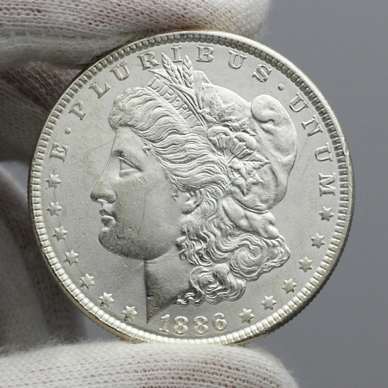 1886 Morgan Silver Dollar BU Condition