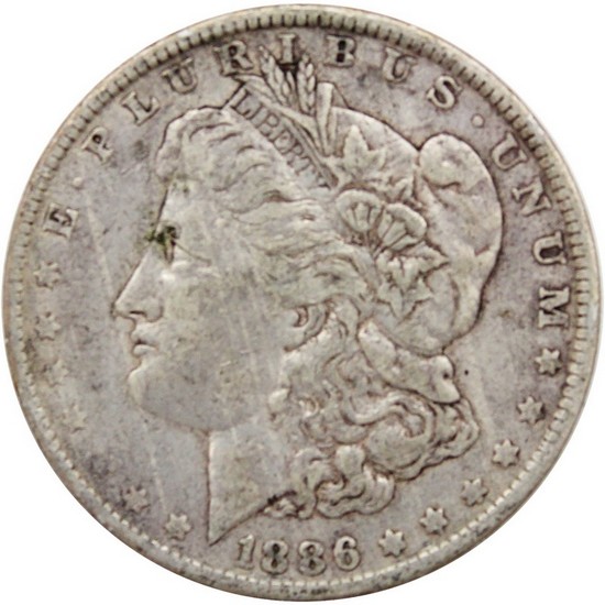 1886 O Morgan Silver Dollar VF/XF Condition