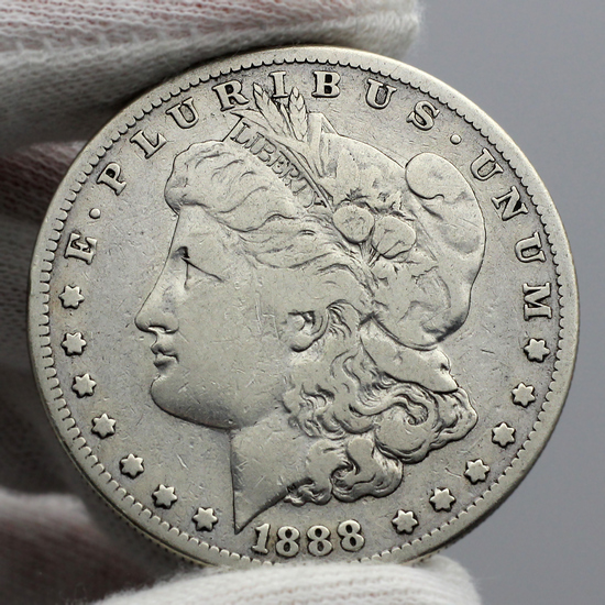 1888 S Morgan Silver Dollar VG/VF Condition