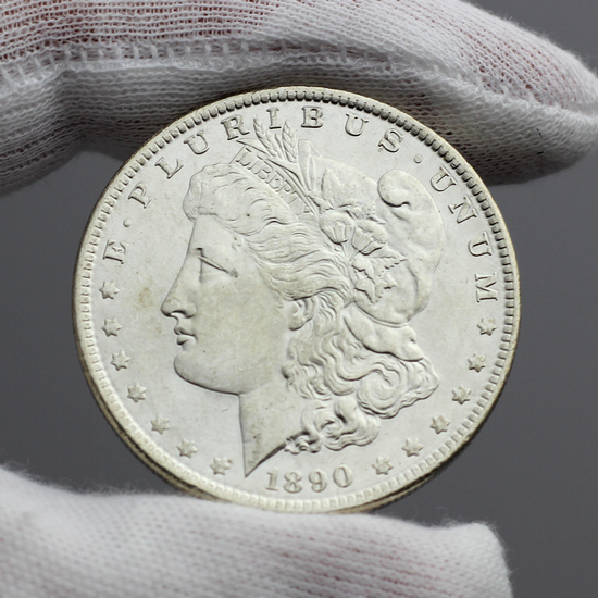 1890 Morgan Silver Dollar BU Condition