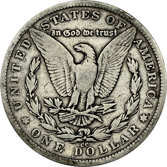 1890 CC Morgan Silver Dollar VG/VF Condition 1890 CC Morgan Silver Dollar VG/VF Condition