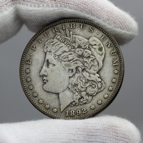 1892 Morgan Silver Dollar VG/VF Condition